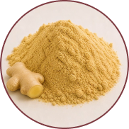 Ginger root and ginger powder